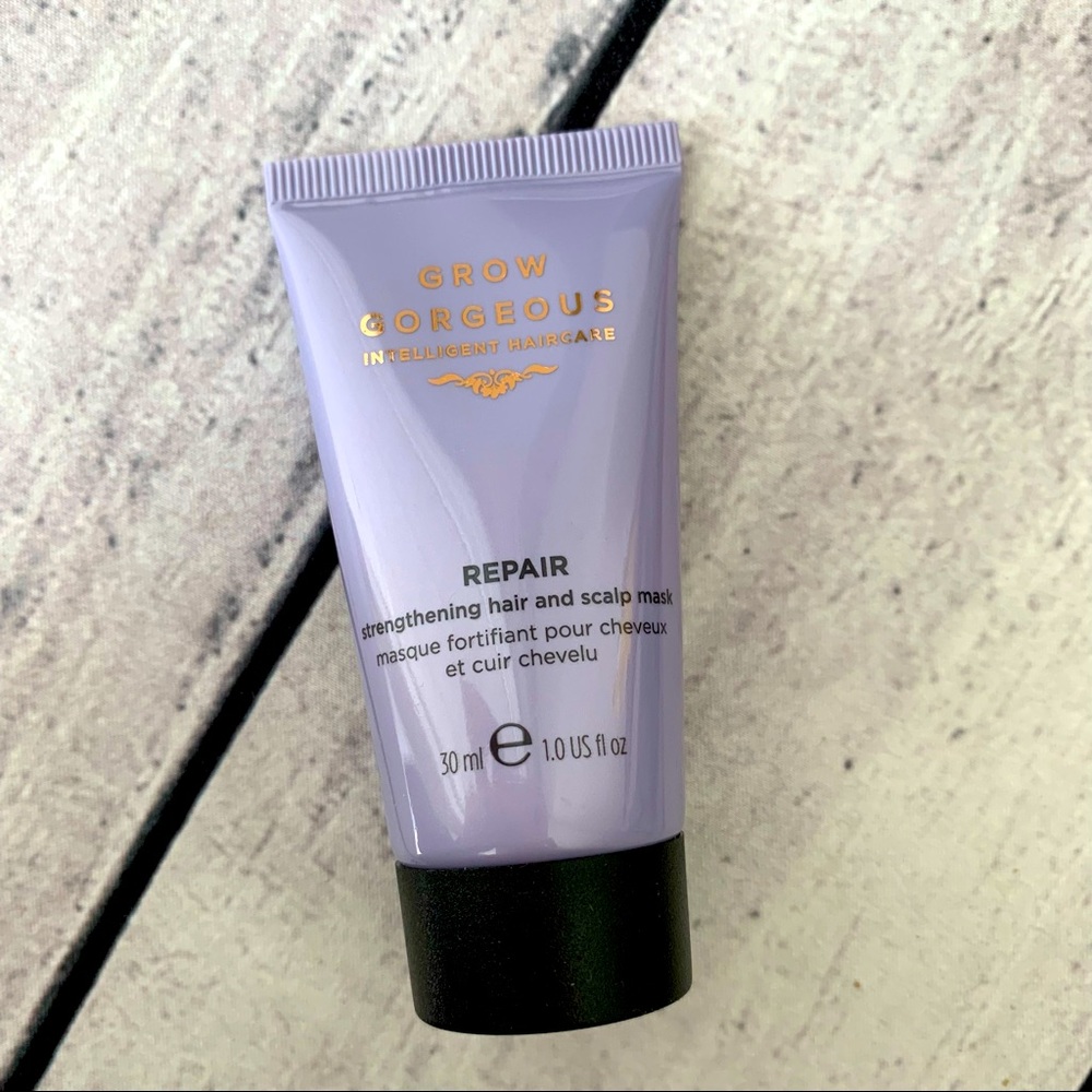 2/15$ NEW Grow Gorgeous Repair Strengthening Hair & Scalp Mask Vegan 1oz 30ml